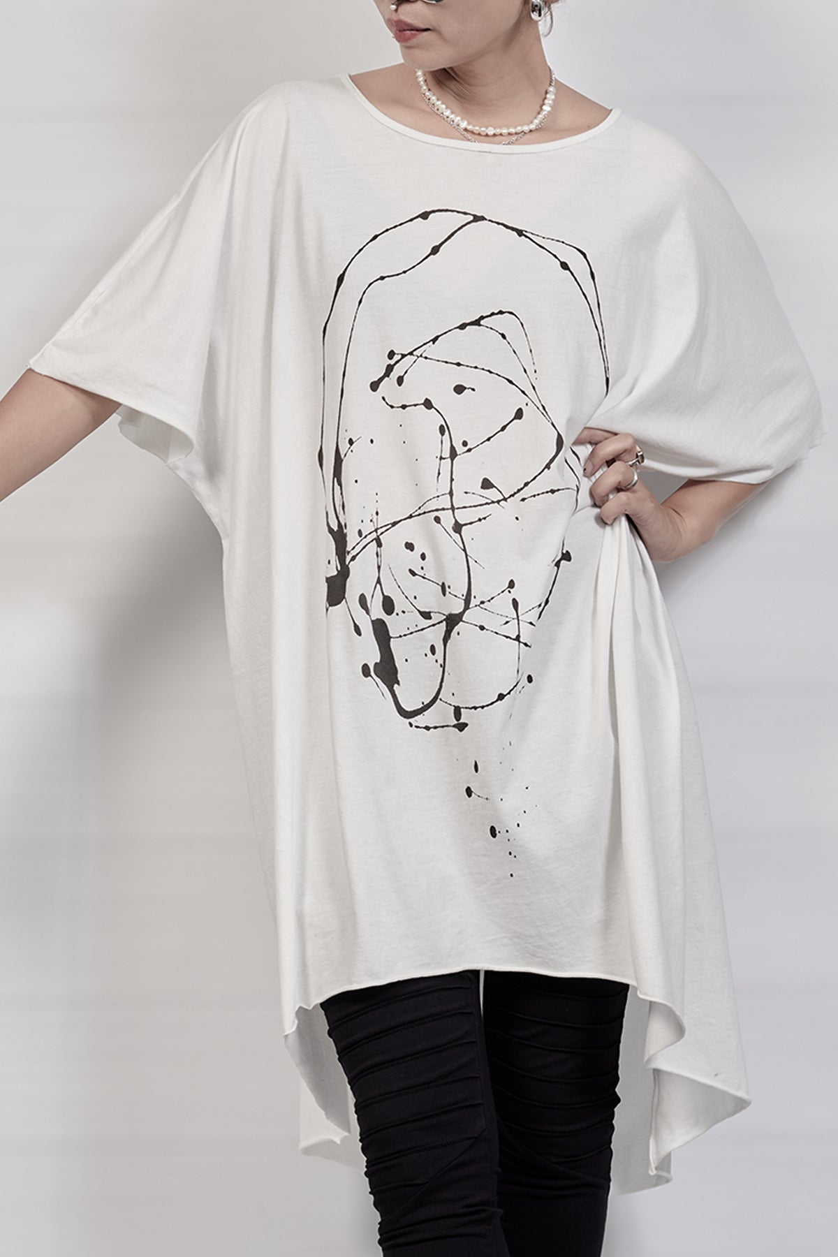 2302-CT01 Oversized Cut - White