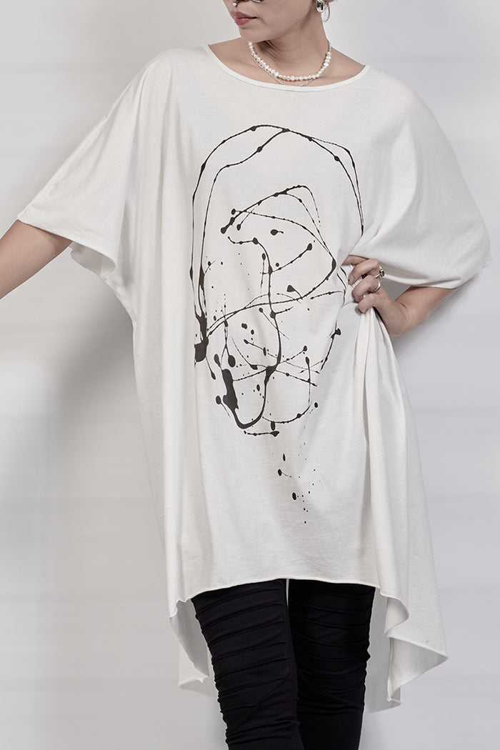 2302-CT01 Oversized Cut - White