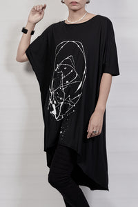2302-CT01 Oversized Cut - Black