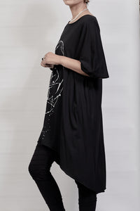 2302-CT01 Oversized Cut - Black