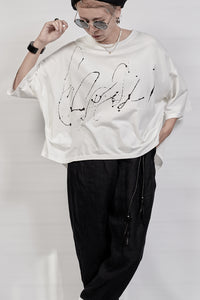 2302-CT02 Double Tuck Cut - White