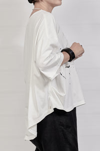 2302-CT02 Double Tuck Cut - White