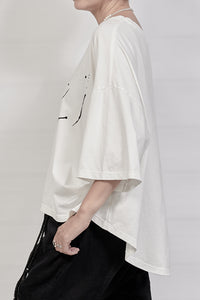 2302-CT02 Double Tuck Cut - White