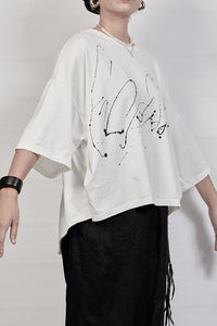 2302-CT02 Double Tuck Cut - White
