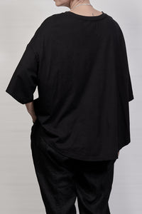 2302-CT02 Double Tuck Cut - Black