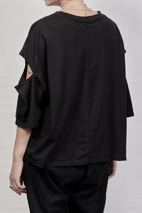 2302-CT03 Open Sleeve Cut - Black