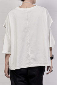 2302-CT03 Open Sleeve Cut - White