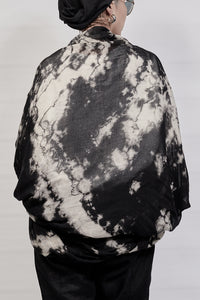 2301-SN01 Tie Dye Snood - Black
