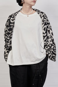 2301-SN02 Leopard Snood - Black