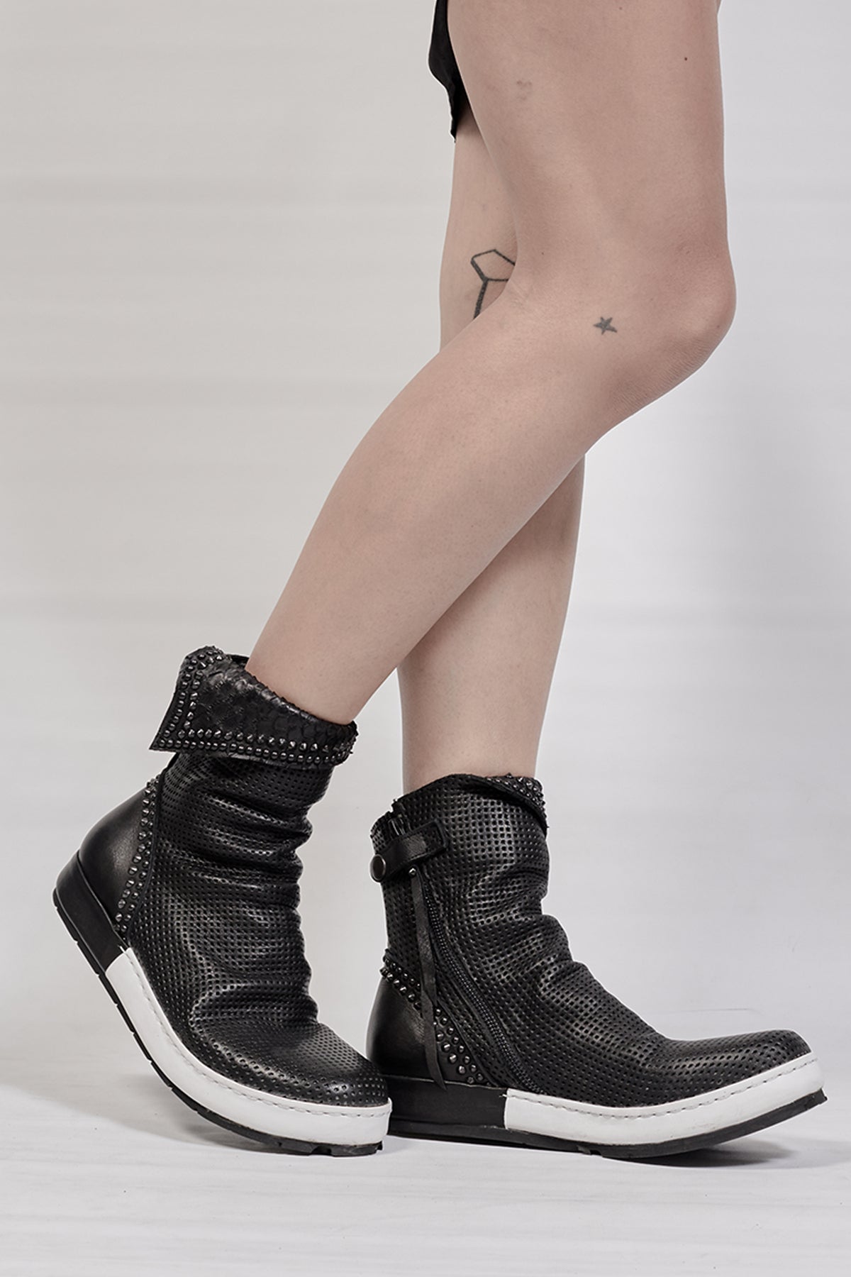 1701-BO04 Crush Jet Boots 11 - Black