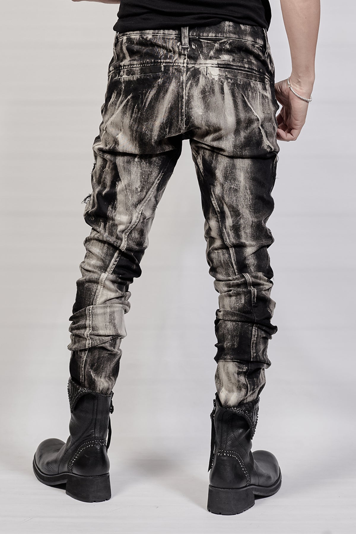2101-PT01C Discharged Stretch Twill Pants 02 - ONE