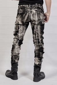 2101-PT01C Discharged Stretch Twill Pants 02 - ONE