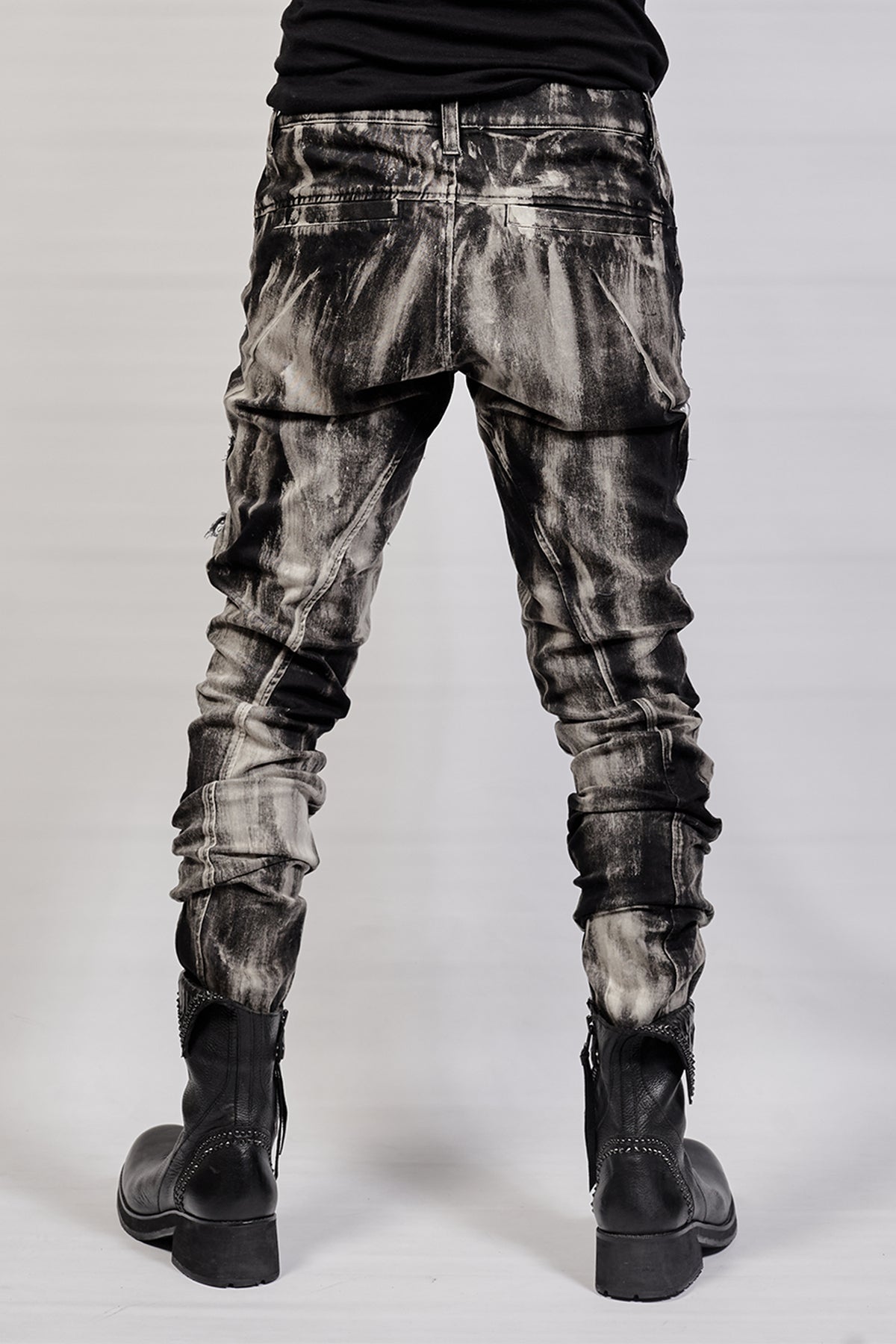 2101-PT01C Discharged Stretch Twill Pants 02 - ONE