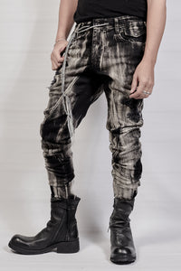 2101-PT01C Discharged Stretch Twill Pants 02 - ONE
