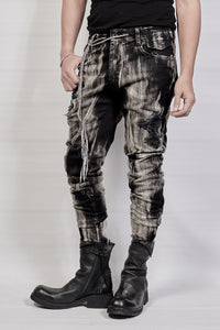 2101-PT01C Discharged Stretch Twill Pants 02 - ONE