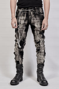 2101-PT01C Discharged Stretch Twill Pants 02 - ONE